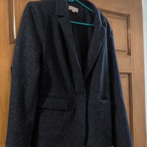Loft Blazer Blue Space Dye